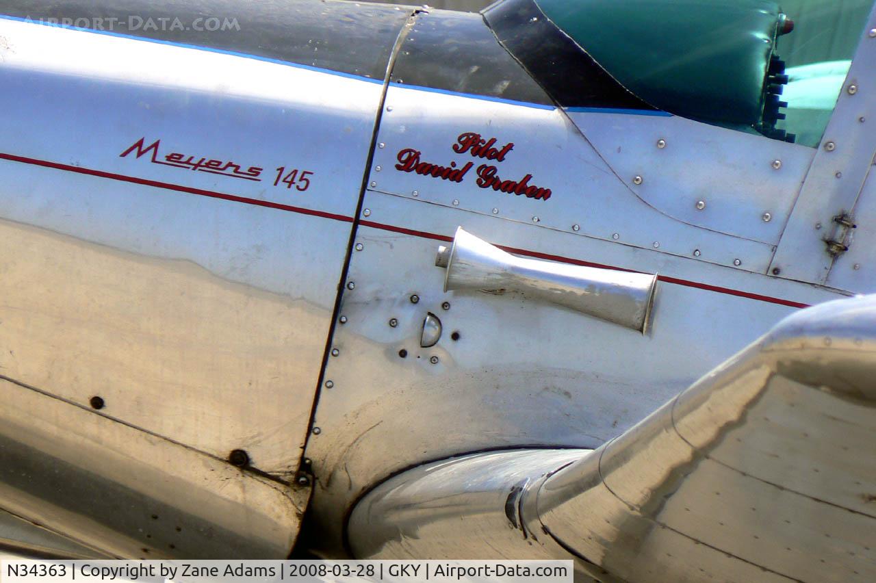 N34363, Meyers MAC-145 C/N 206, Nice Meyers at Arlington, TX
