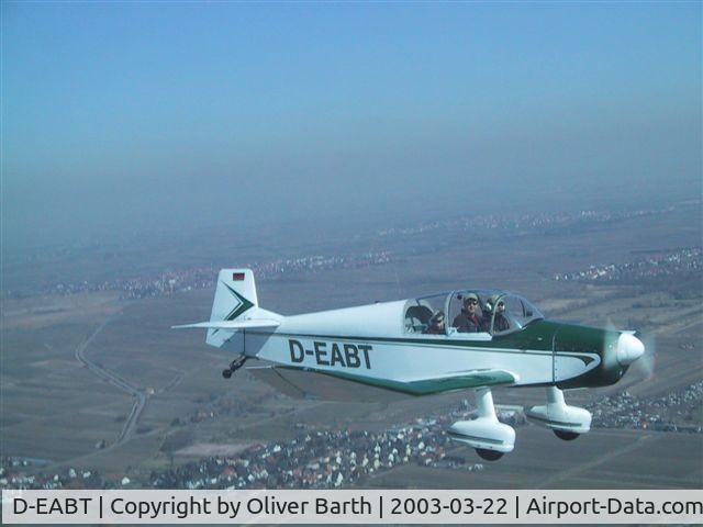 D-EABT, 1961 SAN Jodel DR1050 Ambassadeur C/N 209, D-EABT over Neustadt, Germany