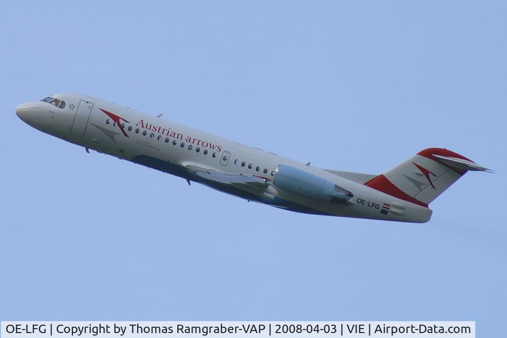 OE-LFG, 1995 Fokker 70 (F-28-0070) C/N 11549, Austrian Arrows Fokker 70