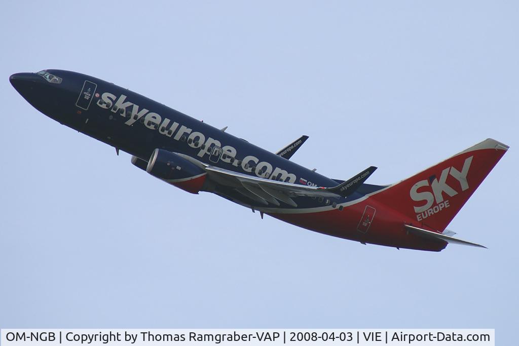OM-NGB, 2005 Boeing 737-76N C/N 32695, Sky Europe Airlines Boeing 737-700