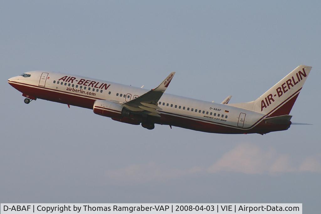 D-ABAF, 2001 Boeing 737-86J C/N 30878, Air Berlin Boeing 737-800