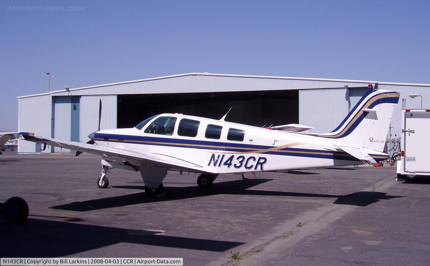 N143CR, 1993 Beech B36TC Bonanza C/N EA-550, Resident