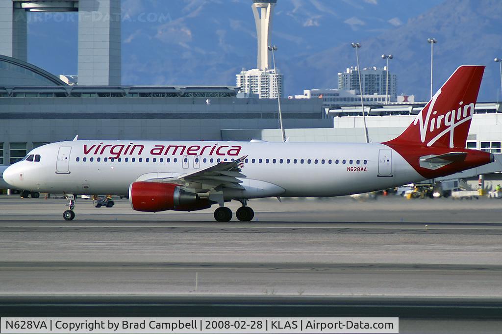 N628VA, 2007 Airbus A320-214 C/N 2993, Virgin America / 2007 Airbus A320-214