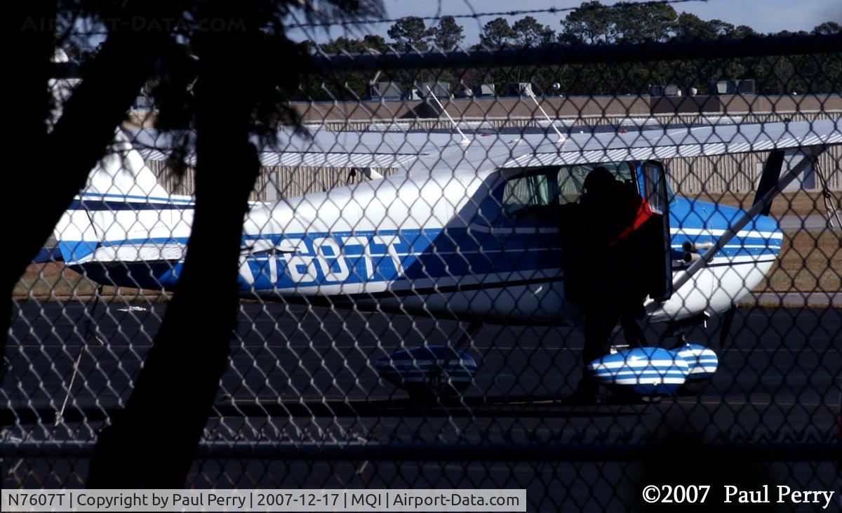 N7607T, 1959 Cessna 172A C/N 47207, Securing the plane, a year apart from the last time I saw her
