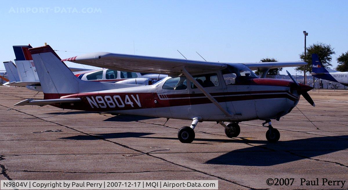N9804V, 1974 Cessna 172M C/N 17264510, Killing time on the ramp