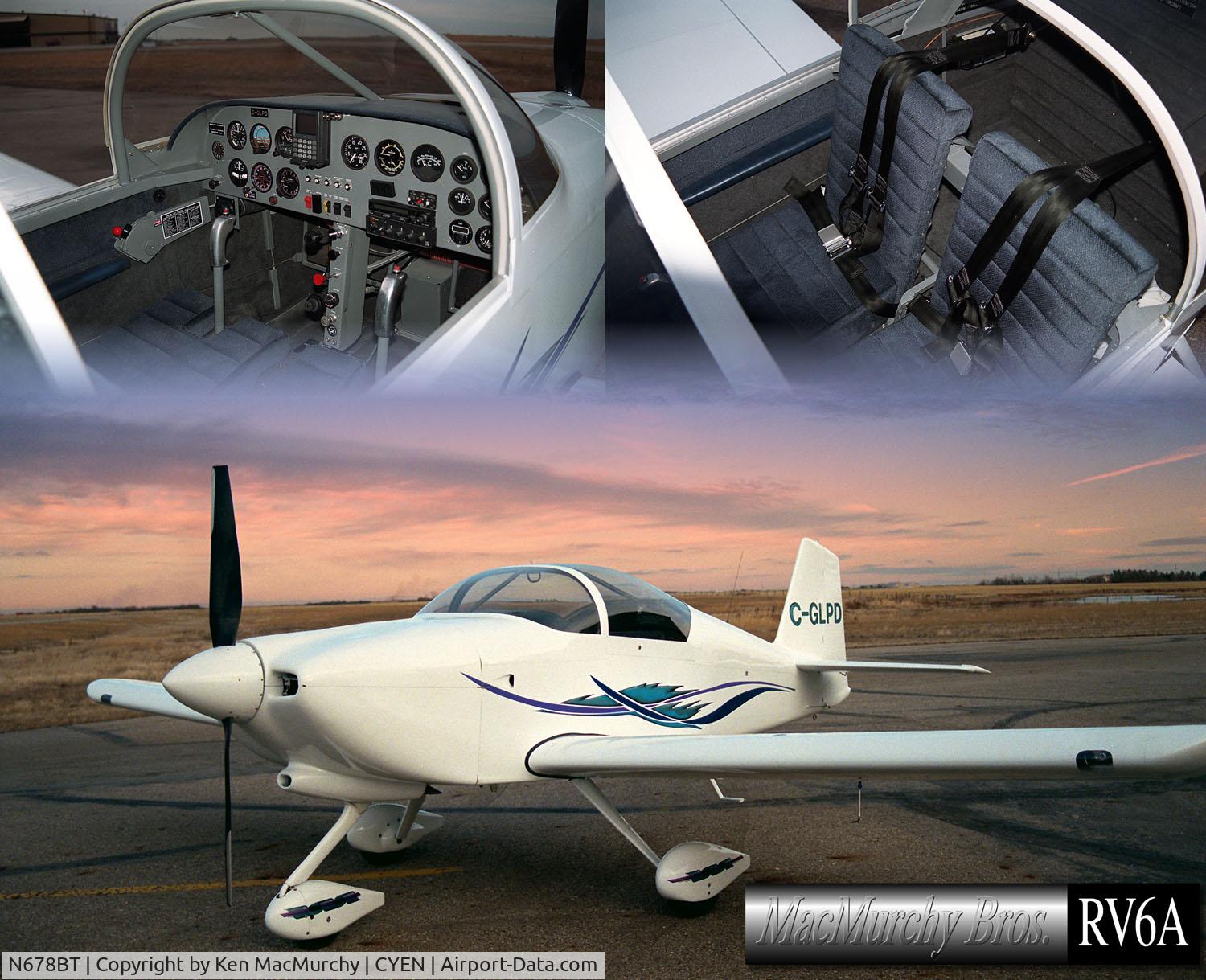 N678BT, 1996 Vans RV-6A C/N 21969, When completed 1996