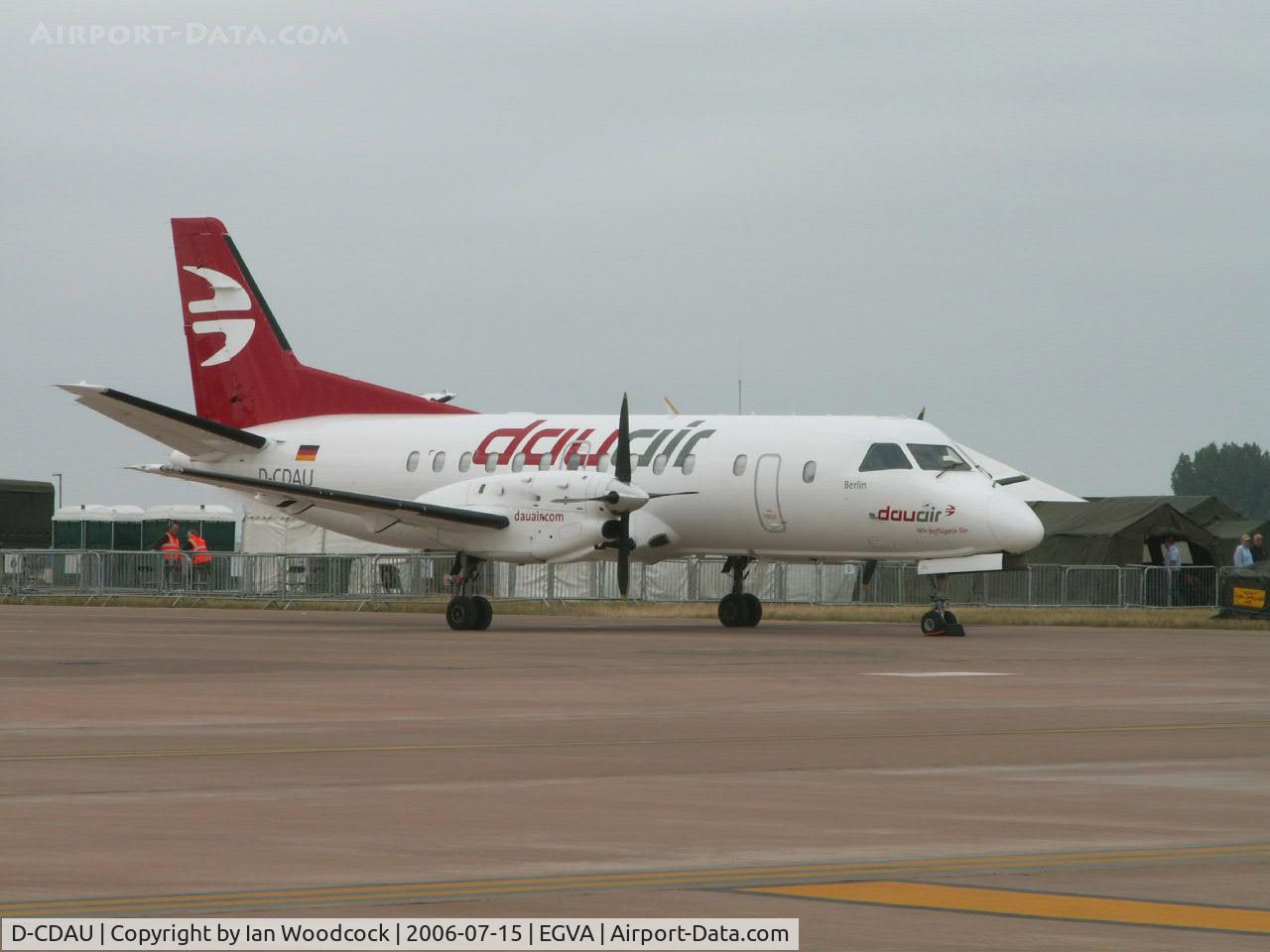 D-CDAU, 1989 Saab 340B C/N 340B-168, SAAB 340B/Dauair/RAF Fairford