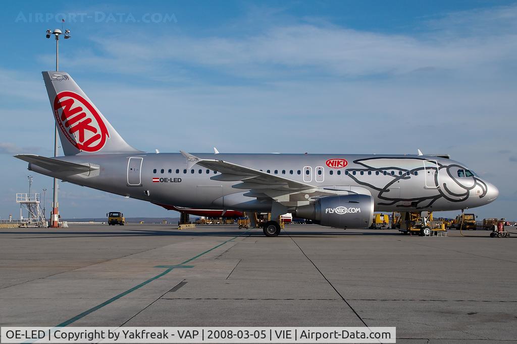 OE-LED, 2008 Airbus A319-112 C/N 3407, Fly Niki Airbus 319