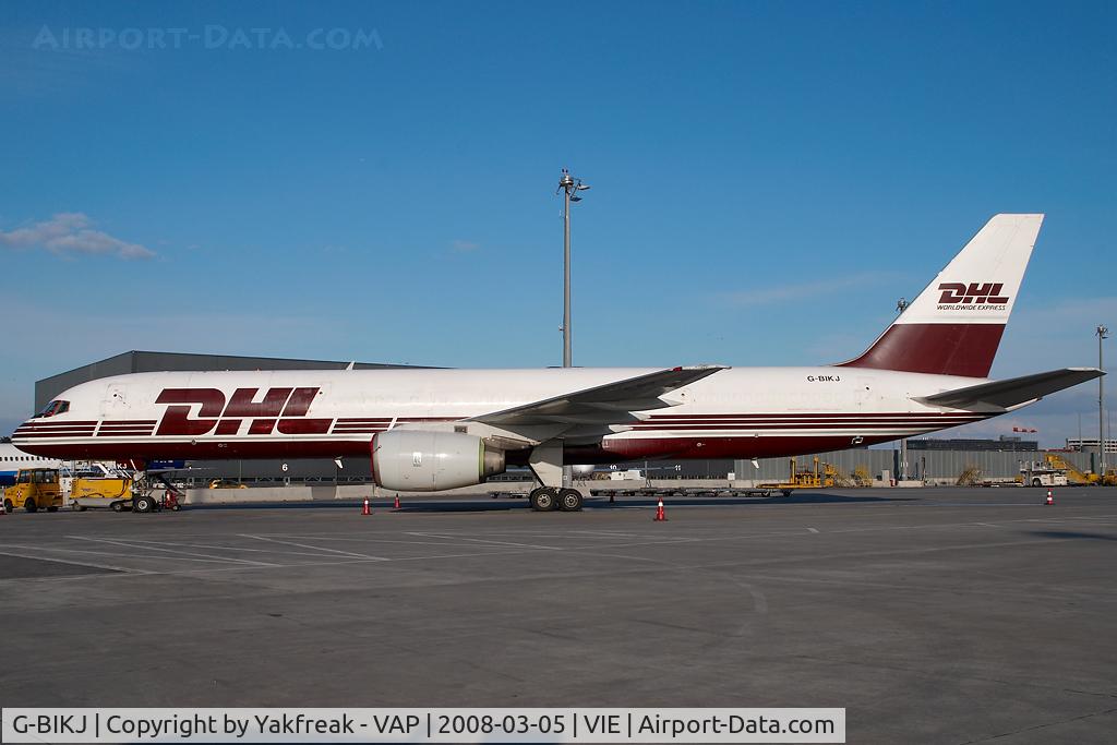 G-BIKJ, 1983 Boeing 757-236/SF C/N 22181, European Air Transport Boeing 757-200 in DHL cs