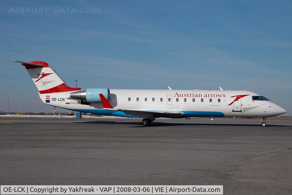 OE-LCK, 1997 Canadair CRJ-200LR (CL-600-2B19) C/N 7148, Austrian Arrows Regionaljet
