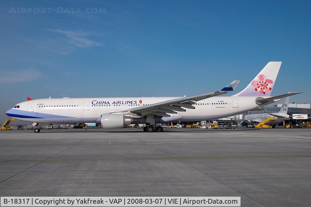 B-18317, 2007 Airbus A330-302 C/N 861, China Airlines Airbus 330-300