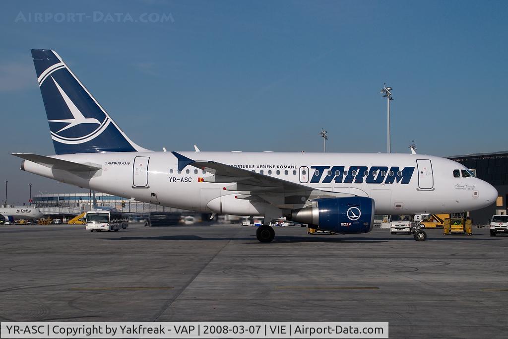 YR-ASC, 2007 Airbus A318-121 C/N 3220, Tarom Airbus 318