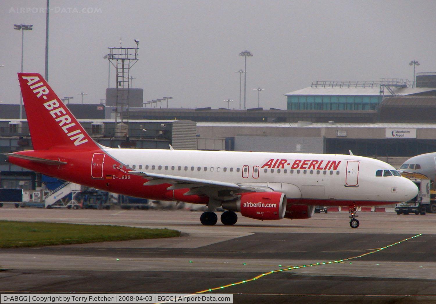 D-ABGG, 2007 Airbus A319-111 C/N 3202, Air Berlin A319 in revised colour scheme