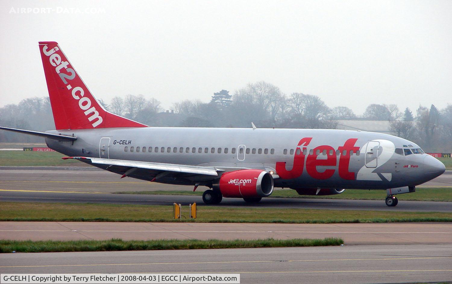 G-CELH, 1986 Boeing 737-330 C/N 23525, Jet2 B737 at Manchester UK