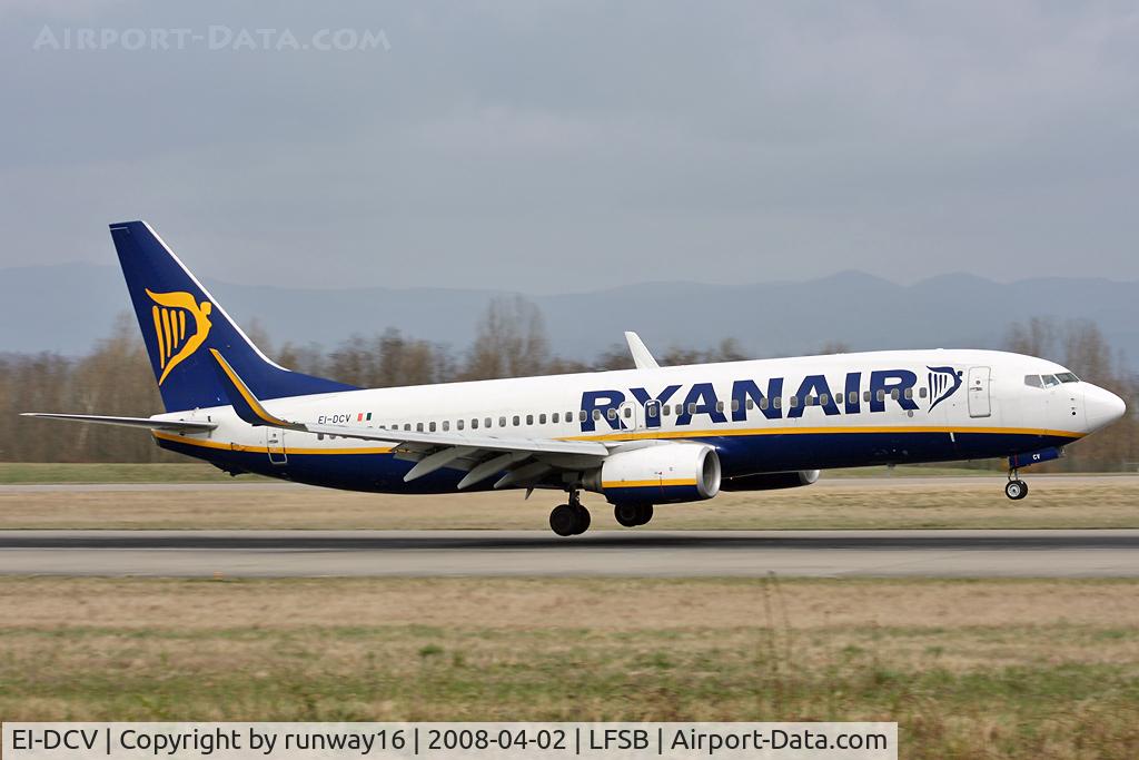 EI-DCV, 2004 Boeing 737-8AS C/N 33814, Ryanair 737-800 inbound from Valencia