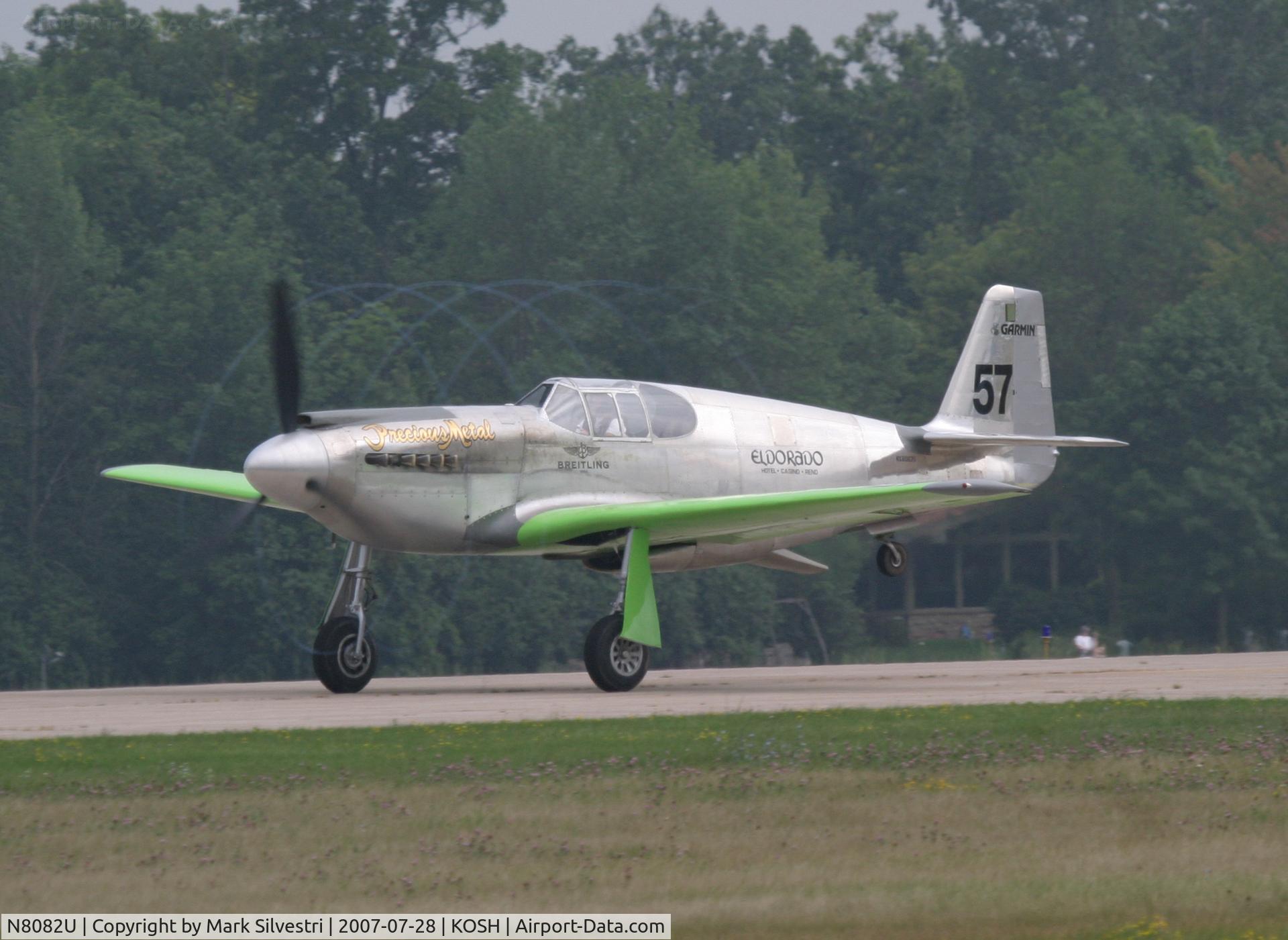 N8082U, 2006 Beck Gerald S P-51A C/N 311, Oshkosh 2007 - Minutes before Fatal Crash