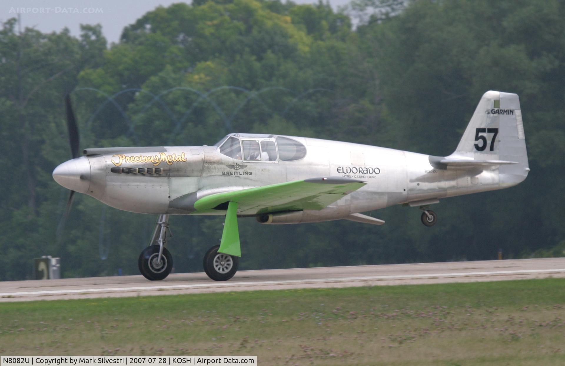 N8082U, 2006 Beck Gerald S P-51A C/N 311, Oshkosh 2007 - Minutes before Fatal Crash