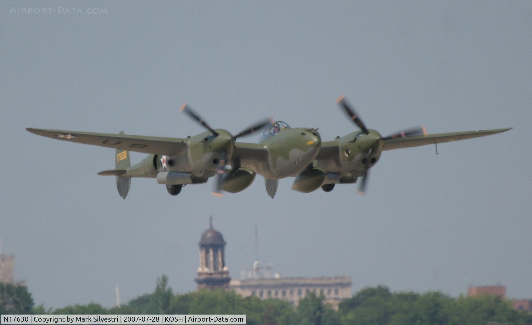 N17630, 1941 Lockheed P-38F C/N 41-7630 (222-5757), Oshkosh 2007