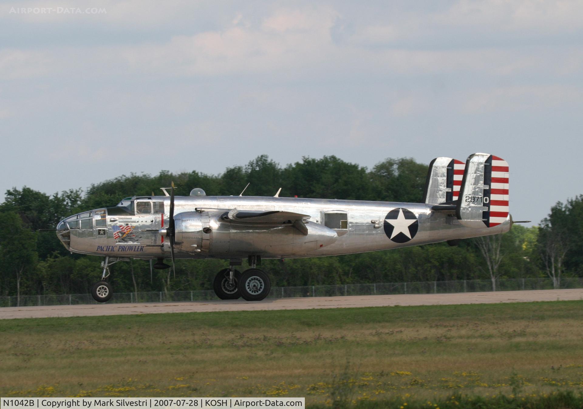 N1042B, 1944 North American B-25N Mitchell C/N 108-35148, Oshkosh 2007 - Pacific Prowler