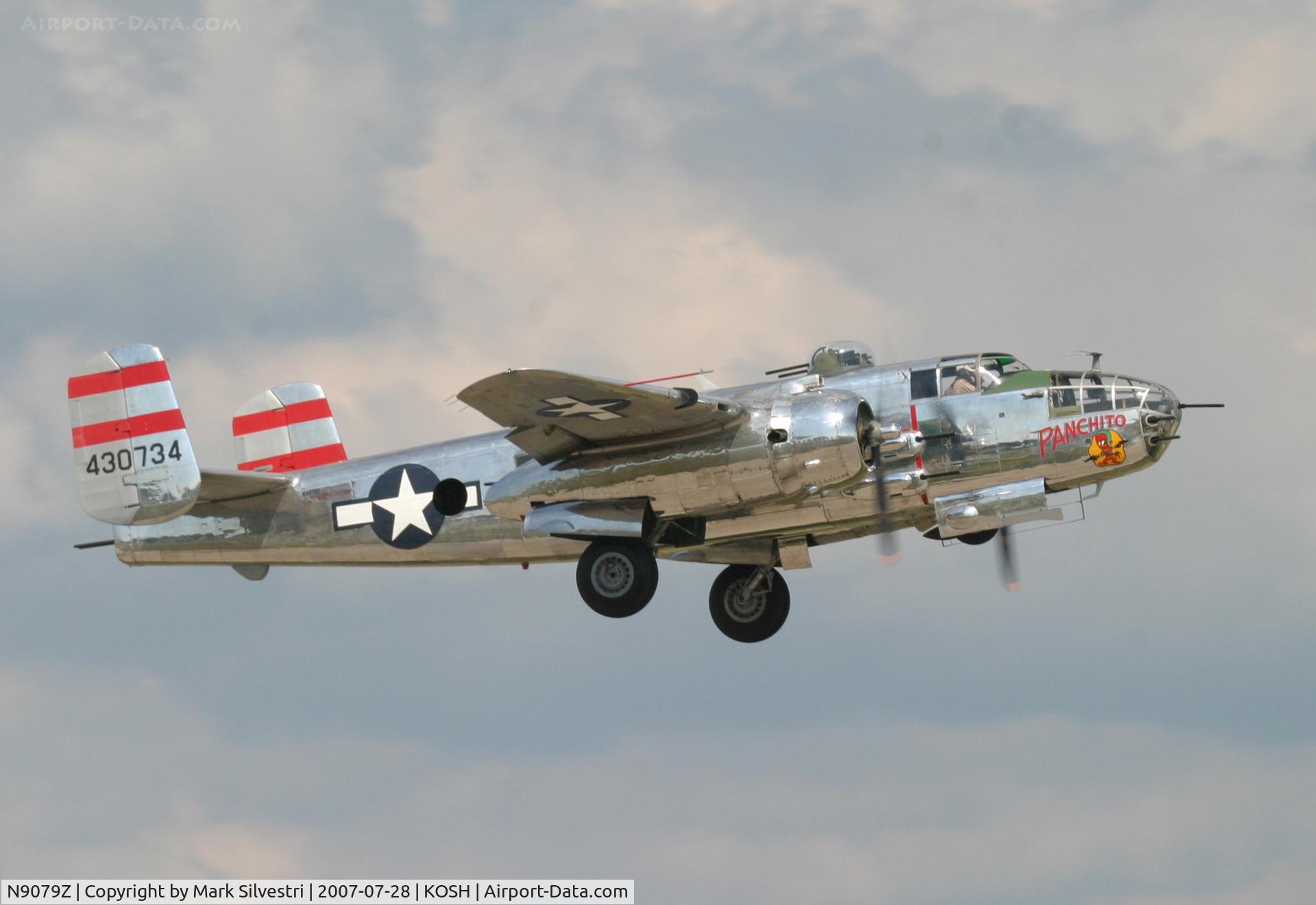 N9079Z, 1944 North American TB-25N Mitchell C/N 108-34009, Oshkosh 2007 - Panchito