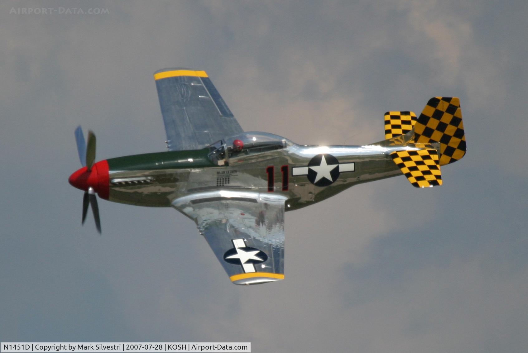N1451D, 1944 North American P-51D Mustang C/N 44-74446A, Oshkosh 2007