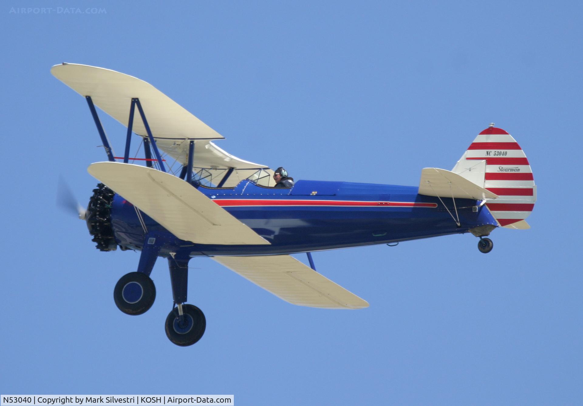 N53040, 1941 Boeing A75N1(PT17) C/N 75-799, Oshkosh 2007