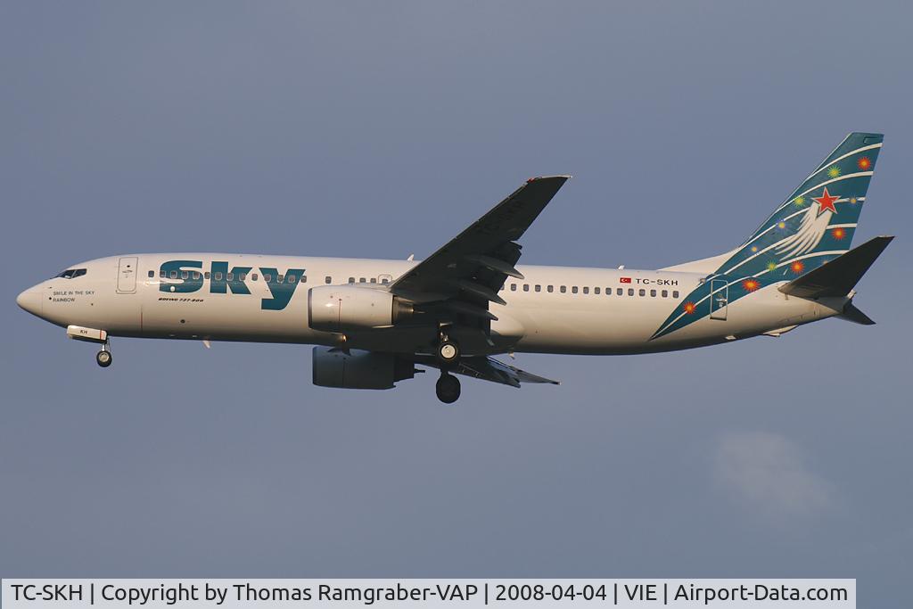 TC-SKH, 2007 Boeing 737-8BK C/N 29644, Sky Airlines Boeing 737-800