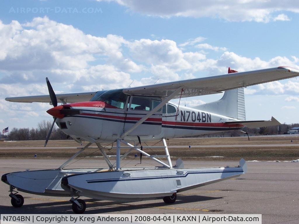N704BN, 1982 Cessna A185F Skywagon 185 C/N 18504380, First time out this year, IIRC.