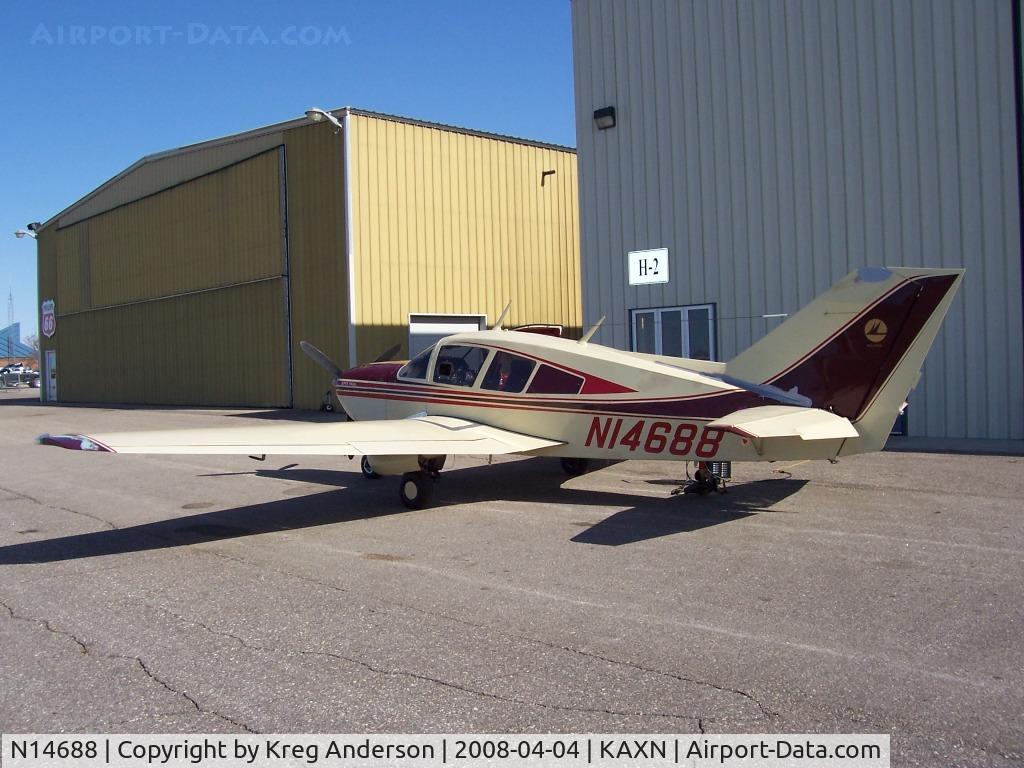 N14688, 1973 Bellanca 17-30A Viking C/N 74-30619, Being worked on by Webers Aero Repair.