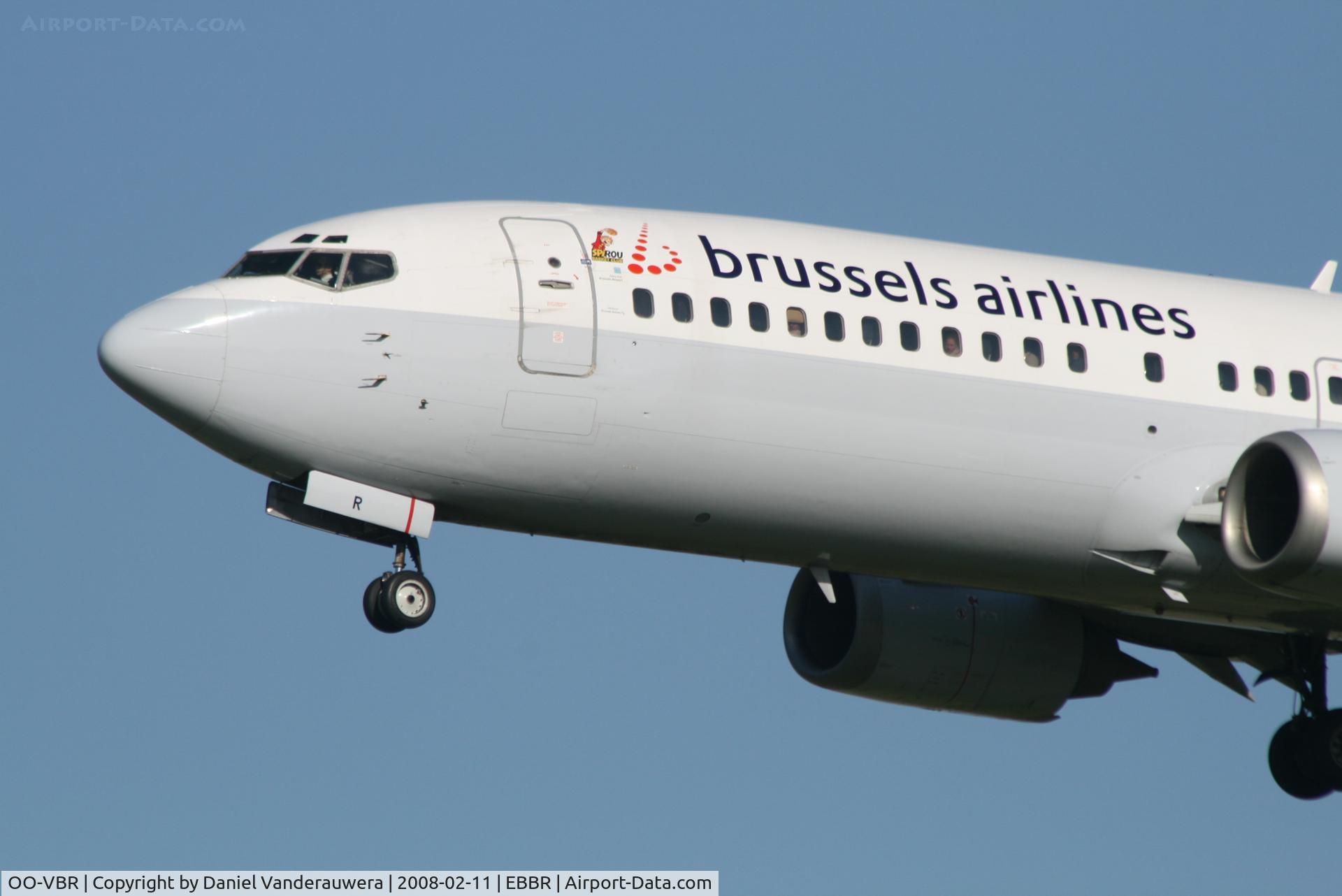 OO-VBR, 1989 Boeing 737-4Y0 C/N 24134, support to local basket team