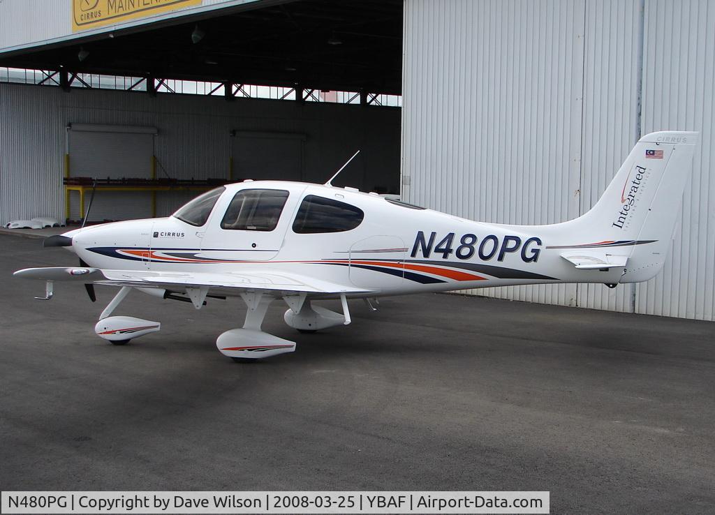 N480PG, Cirrus SR20 C/N 1887, Seen at Archerfield
