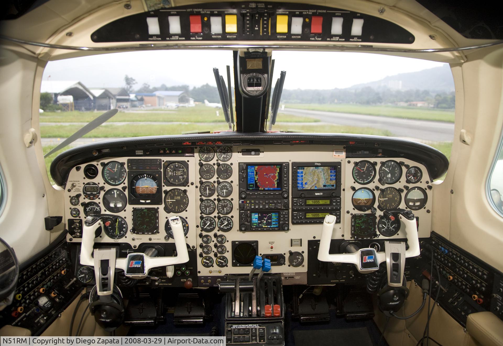 N51RM, 1980 Piper PA-31T1 Cheyenne 1 C/N 31T-8004054, state of the art cabin