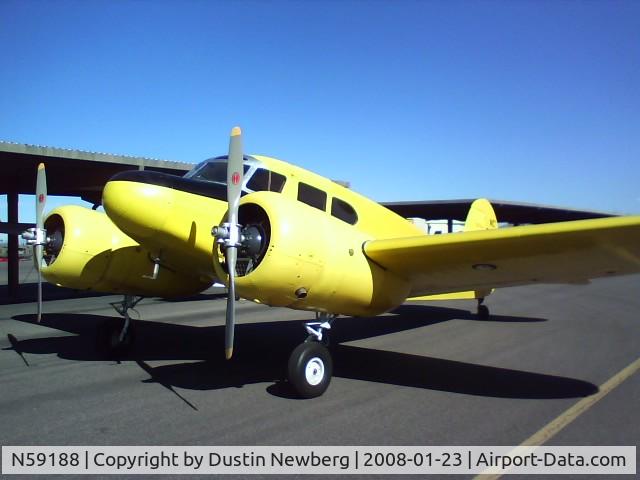 N59188, 1942 Cessna T-50 Bobcat Bobcat C/N 3084, Ed Newberg's Bamboo Bomber at Kirby Chambliss' ranch So. of Phoenix