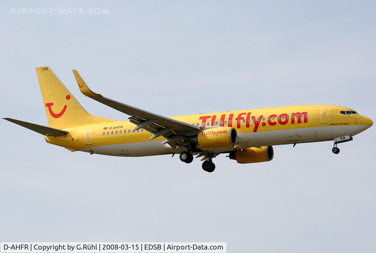 D-AHFR, 2000 Boeing 737-8K5 C/N 30593, TUIfly Boeing 737-8K5