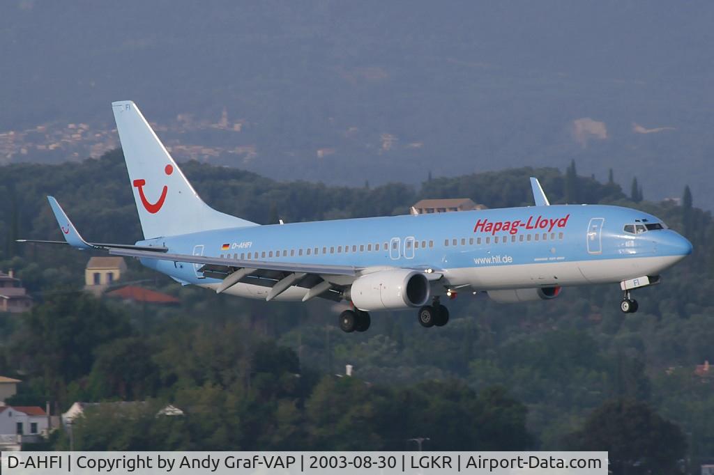 D-AHFI, 1999 Boeing 737-8K5 C/N 27984, Hapag Lloyd 737-800