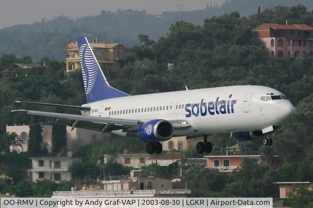 OO-RMV, 1989 Boeing 737-408 C/N 24352, Sobelair 737-400