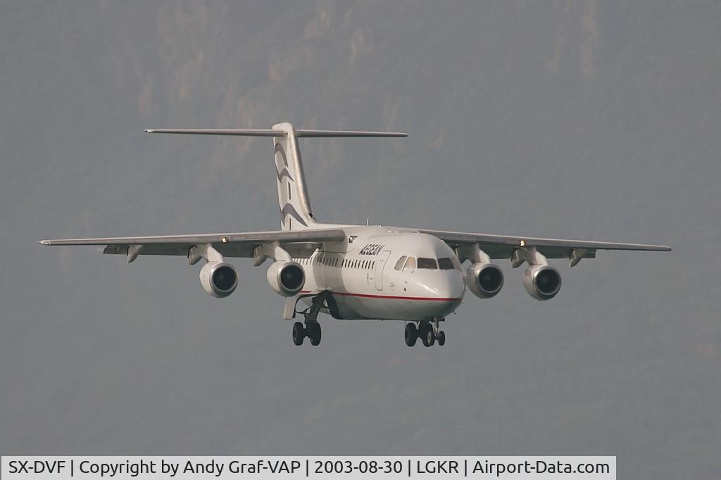 SX-DVF, 2000 British Aerospace Avro 146-RJ100 C/N E3375, Aegean Bae146