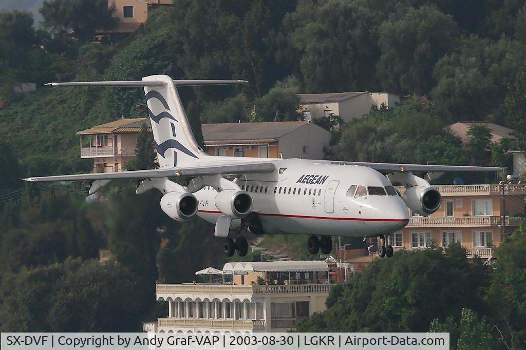 SX-DVF, 2000 British Aerospace Avro 146-RJ100 C/N E3375, Aegean Bae146