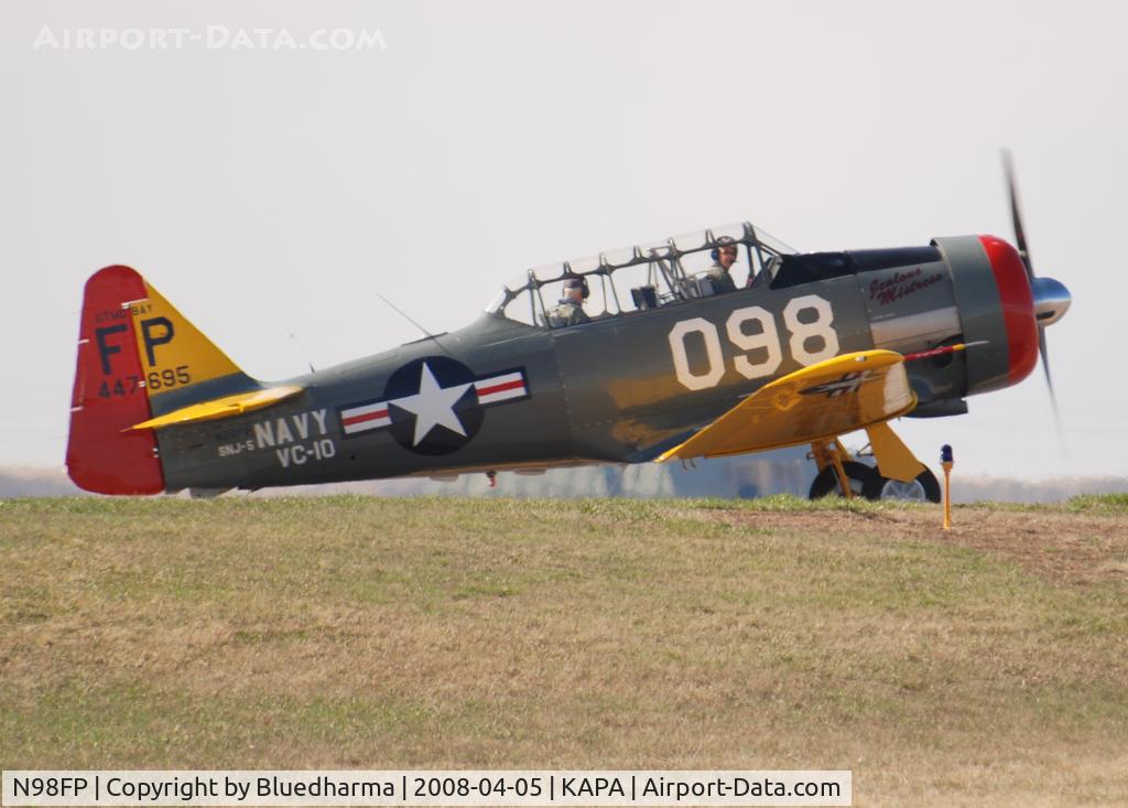 N98FP, 1944 North American AT-6G Texan C/N 7695, Jealous Mistress at position and hold for 17L.