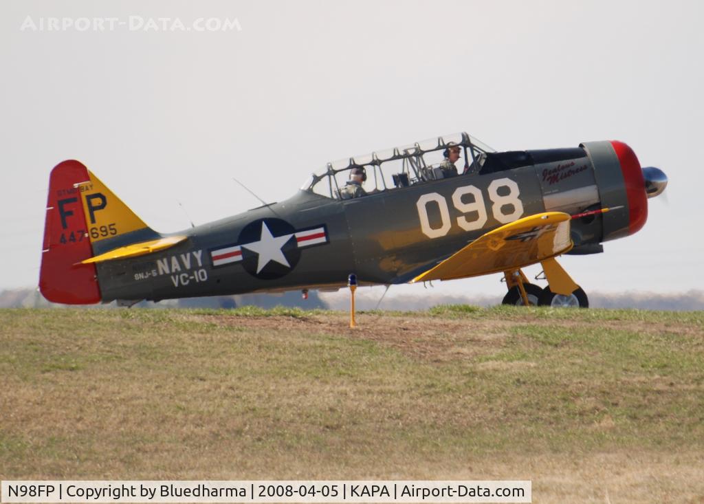 N98FP, 1944 North American AT-6G Texan C/N 7695, Jealous Mistress at position and hold for 17L.