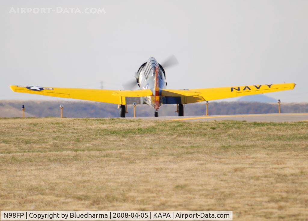 N98FP, 1944 North American AT-6G Texan C/N 7695, Jealous Mistress at turning onto 17L.