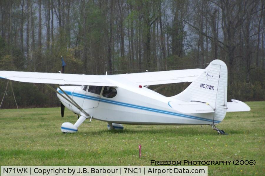 N71WK, 1947 Universal Stinson 108-3 C/N 108-3711, N/A