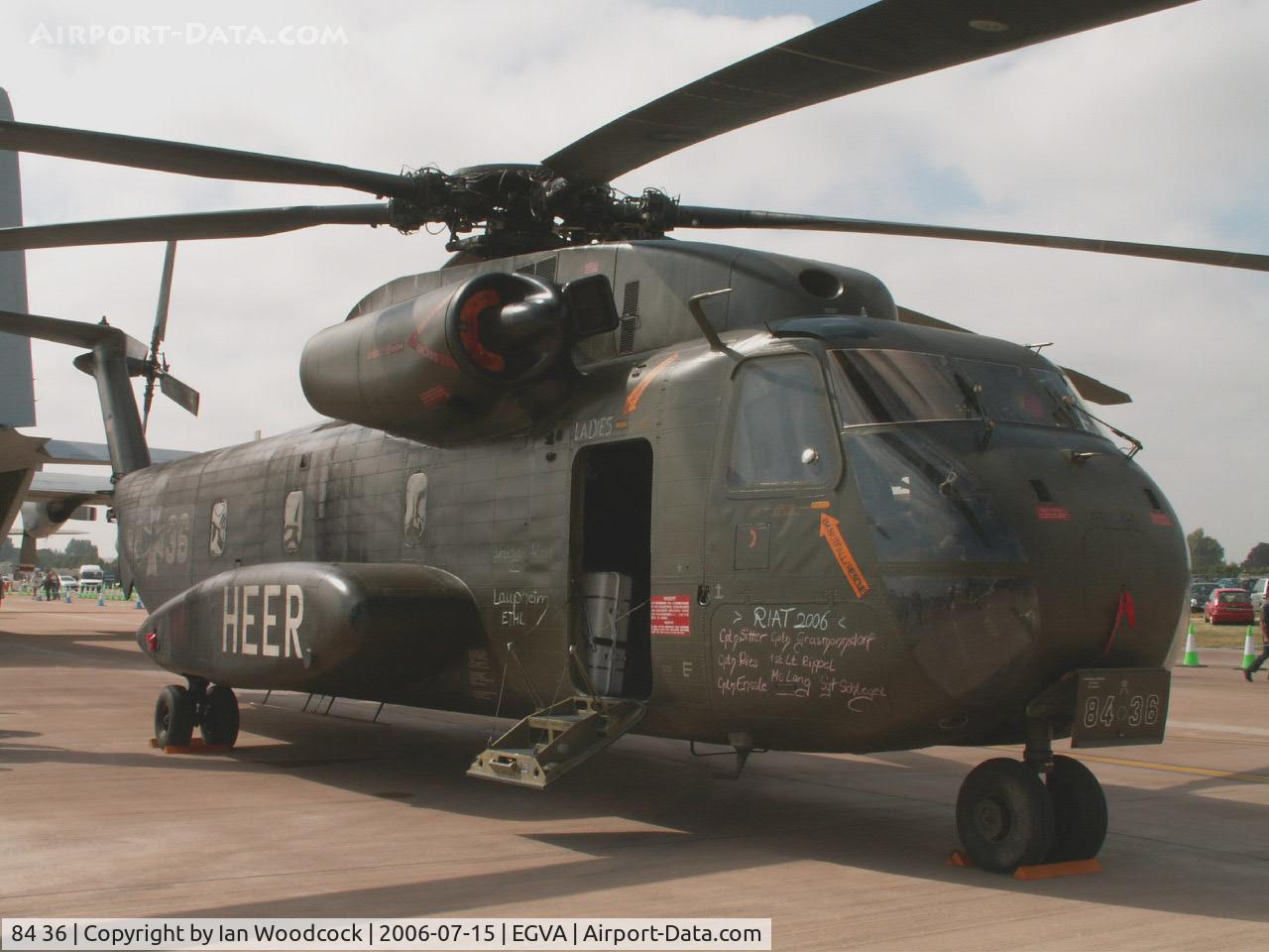 84 36, Sikorsky (VFW-Fokker) CH-53G C/N V65-034, Sikorsky CH-53G/German Army/RAF Fairford