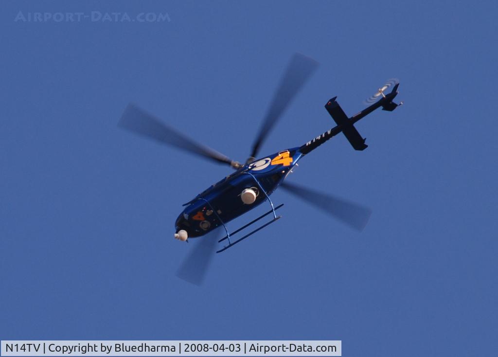 N14TV, 1996 Bell 407 C/N 53048, Denver Channel 4 News Flight over Columbine High School.