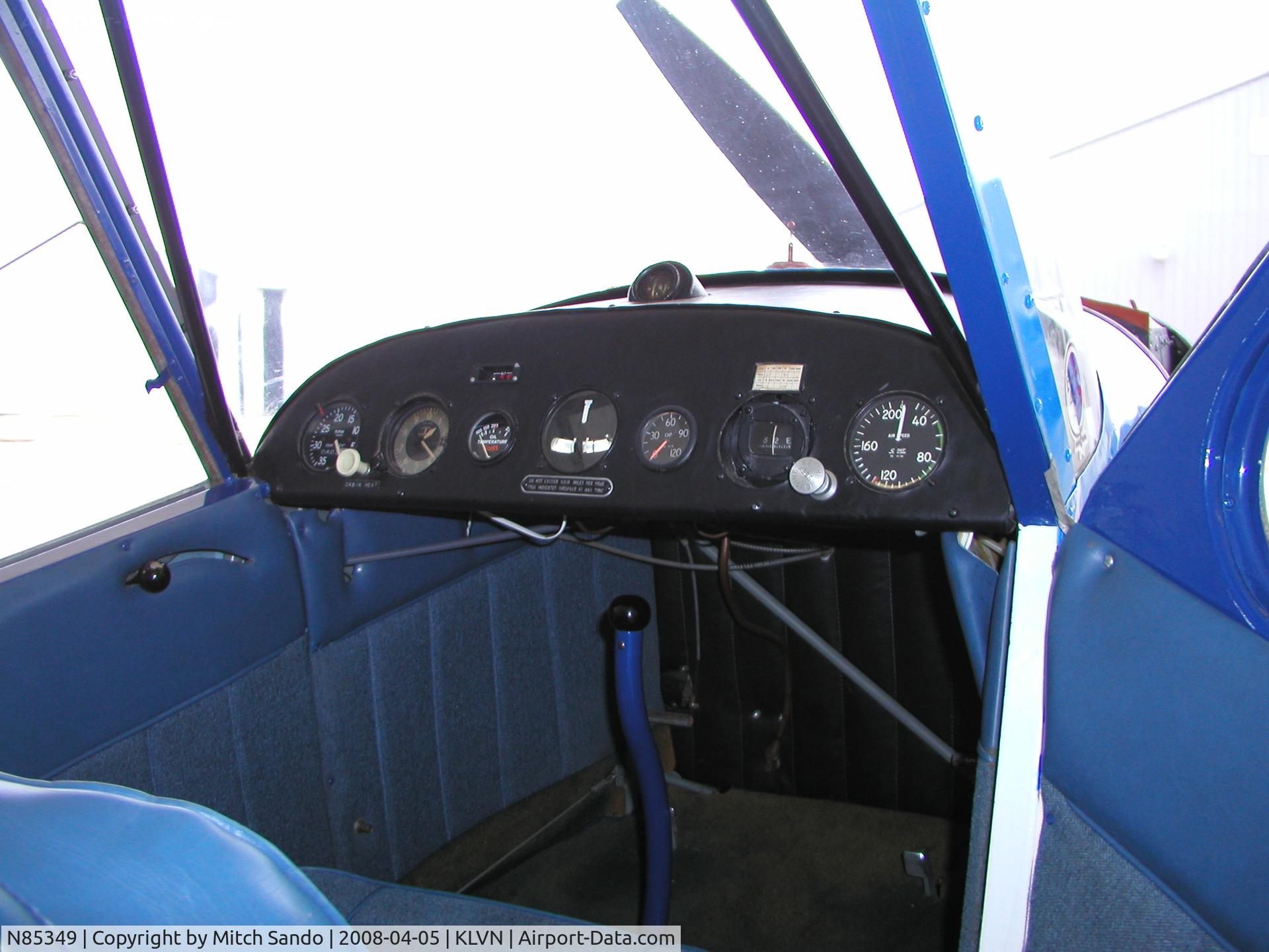 N85349, 1946 Aeronca 7AC Champion C/N 7AC-4089, Parked inside the hangar.