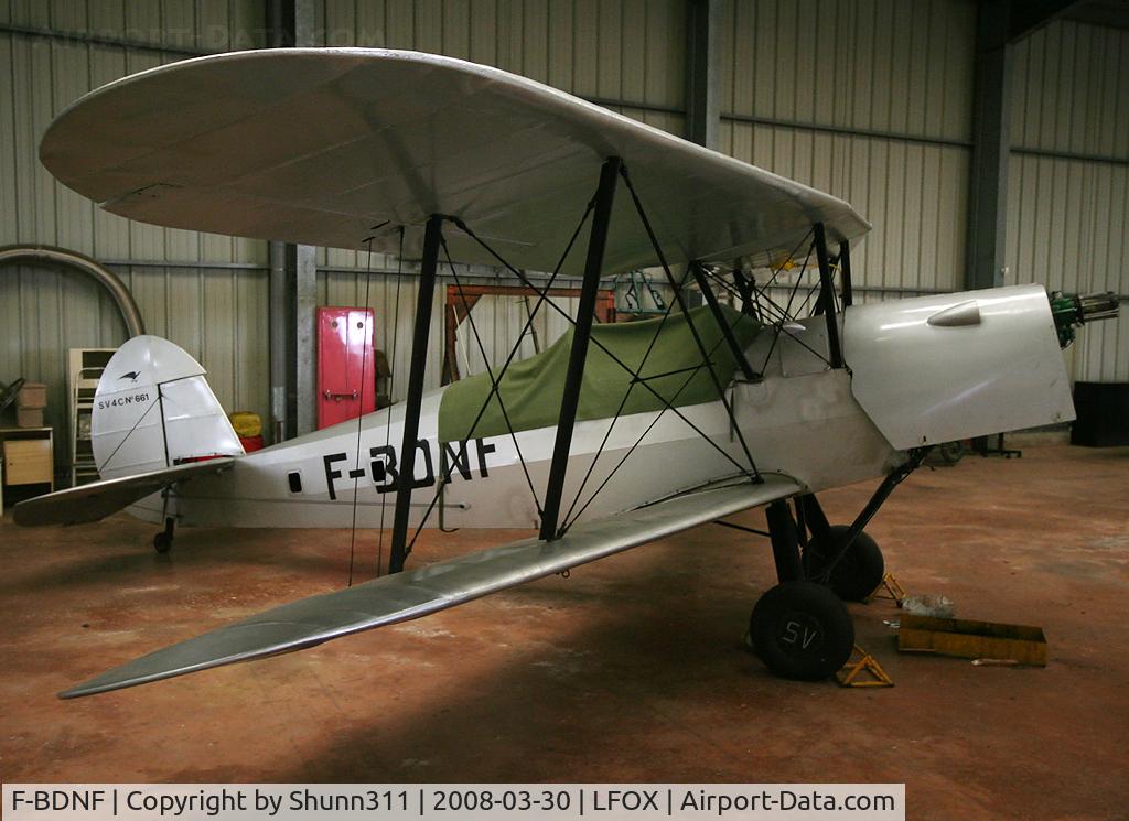 F-BDNF, 1948 Nord Stampe SV-4C C/N 661, Inside hangar 26