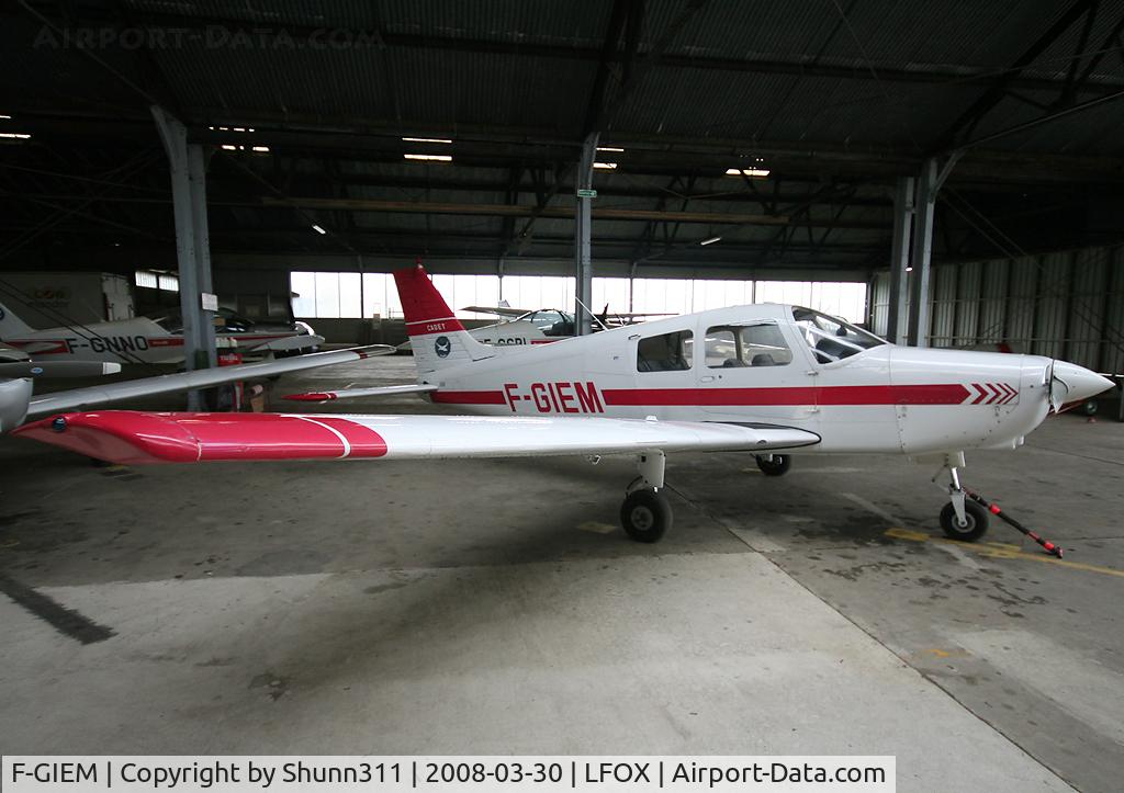 F-GIEM, Piper PA-28-161 Warrior II C/N 28-41267, Inside GAMA Airclub hangar