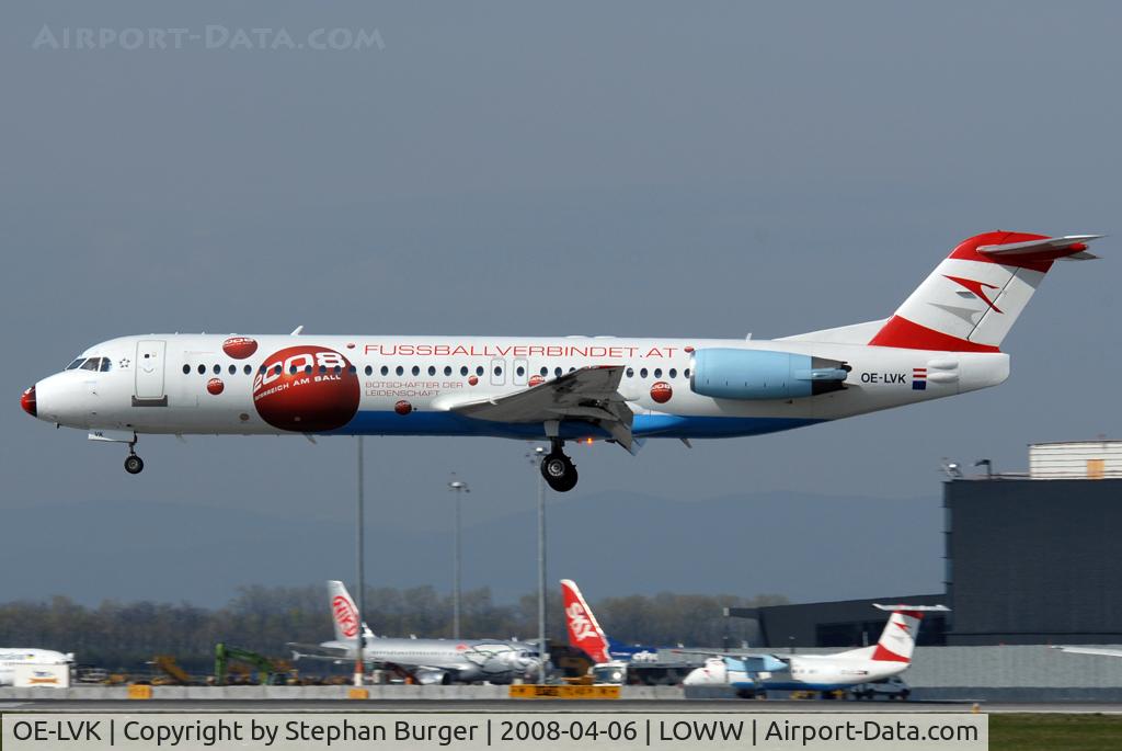 OE-LVK, 1992 Fokker 100 (F-28-0100) C/N 11397, [Nikon D200]