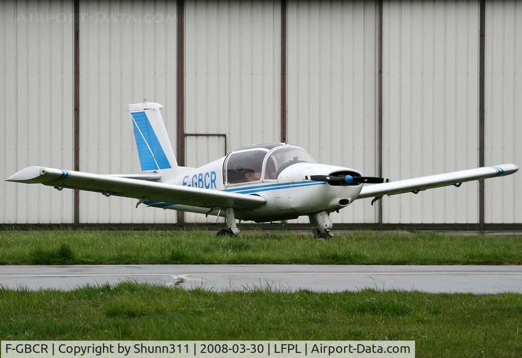 F-GBCR, Socata MS-880B Rallye Club C/N 3037, Parked in the grass in front of the maintenance hangar