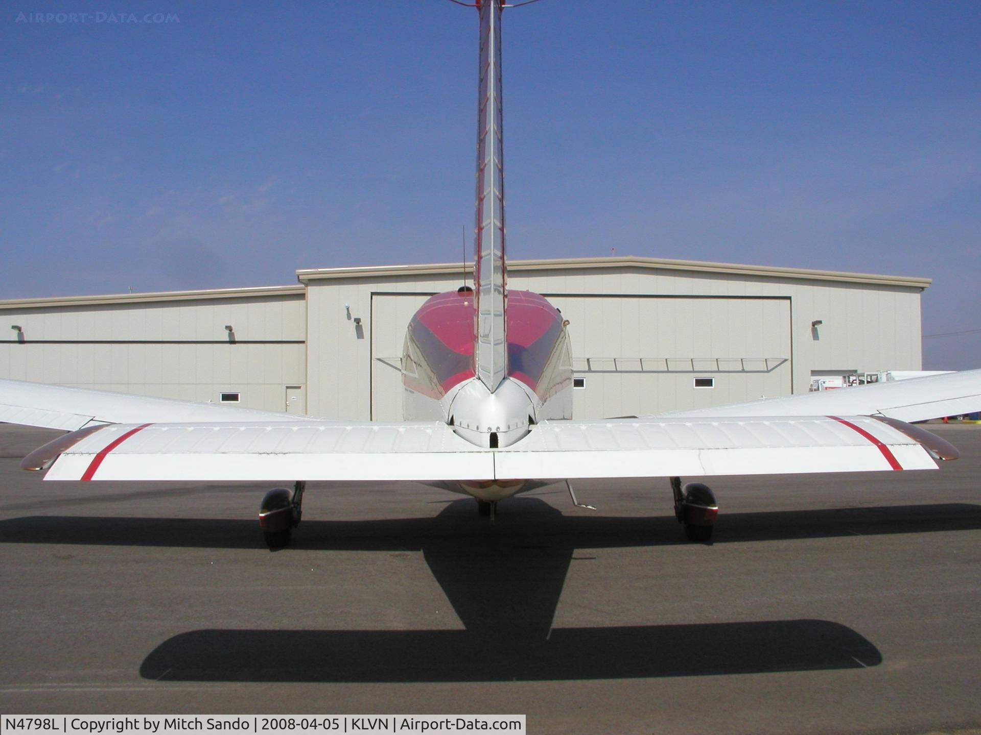 N4798L, 1967 Piper PA-28-180 C/N 28-4136, Parked on the ramp at Airlake.